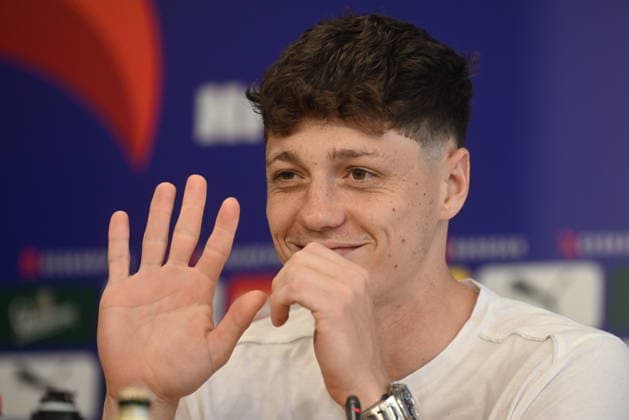 Ladislav Krejci of Czech Republic attends the press conference, PK, Pressekonferenz prior to the friendly soccer match Czech Republic vs Kosovo, Prague, Czech Republic, May 30, 2026. (CTKxPhoto MichaelaxRihova) CTKPhotoP2026053003110  CTKPhotoP2026053003110