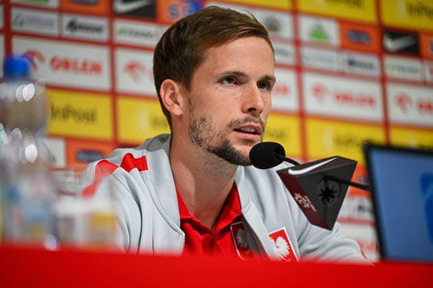 Wroclaw 30.05.2026. Football. Poland national team, Nationalteam press conference, PK, Pressekonferenz ahead of the International Friendly, Länderspiel, Nationalmannschaft match against Ukraine in Wroclaw, Poland --- Pilka nozna. Konferencja prasowa reprezentacji Polski przed meczem towarzyskim przeciwko Ukrainie. Persons shown: Tomasz Kedziora Fot. Tomasz Karczewski Arena Akcji NEWSPIX.PL --- newspix.pl POLAND OUT! 