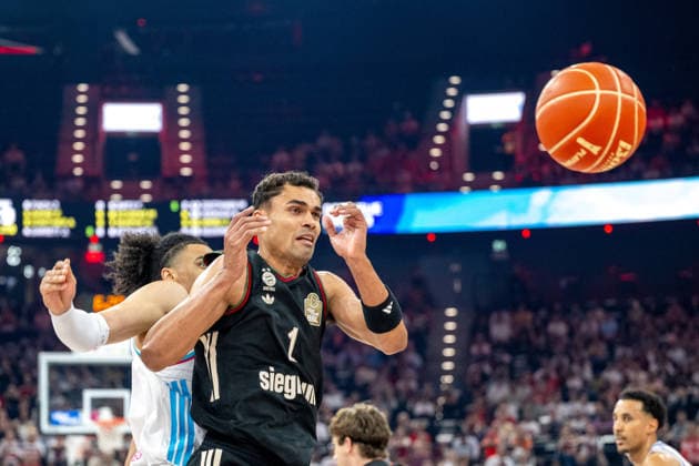 Oscar da Silva 1 (FC Bayern Basketball), FC Bayern Basketball vs. Telekom Baskets Bonn, BBL, Halbfinale 1, 30.05.2026 Muenchen Bayern Deutschland