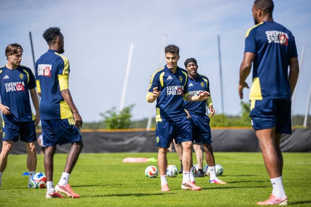 260530 Yasin Ayari of the Swedish national football team at a training session on May 30, 2026 in Stockholm. Photo: Caisa Rasmussen BILDBYRAN COP 353 CR0046 fotboll football soccer fotball landskamp träning practice training sverige sweden sverige a FIFA World Cup, WM, Weltmeisterschaft, Fussball vm bbeng Copyright: CAISAxRASMUSSEN BB260530CR046