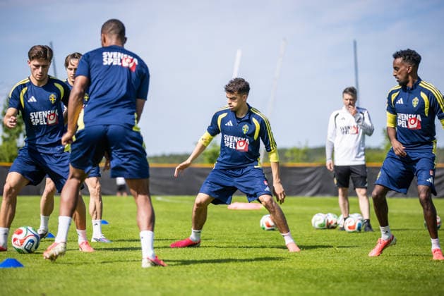 260530 Yasin Ayari of the Swedish national football team at a training session on May 30, 2026 in Stockholm. Photo: Caisa Rasmussen BILDBYRAN COP 353 CR0046 fotboll football soccer fotball landskamp träning practice training sverige sweden sverige a FIFA World Cup, WM, Weltmeisterschaft, Fussball vm bbeng Copyright: CAISAxRASMUSSEN BB260530CR049