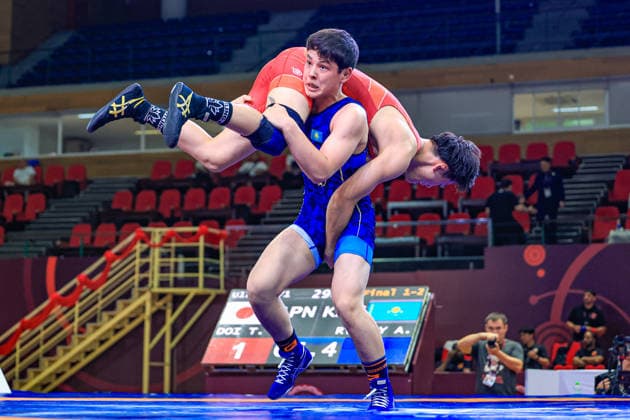 U17, U 17 Wrestling Asian Championships 71kg FS - Adilet Rysbay (KAZ) df. Towa Doi (JPN)