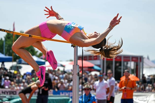 ATHLETICS - Hypomeeting Goetzis 2026 GOETZIS,AUSTRIA,30.MAY.26 - ATHLETICS - World Athletics Combined Events Tour, Hypomeeting, heptathlon, high jump. Image shows gSandrina Sprengel (GER).  GEPAxpictures xOliverxLerch