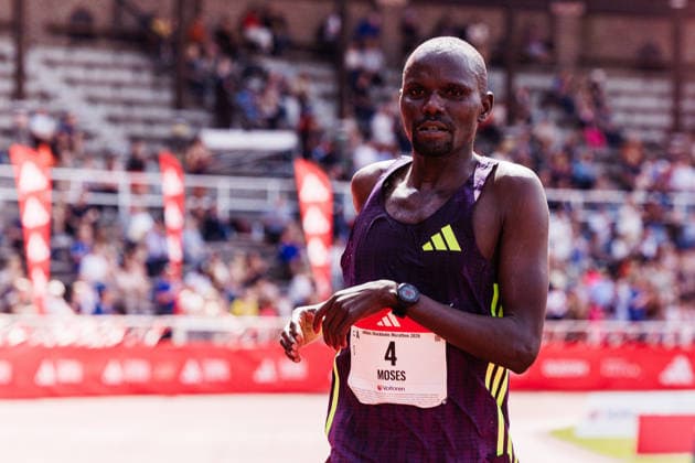 260530 Moses Kibet (KEN) under Stockholm Marathon den 30 maj 2026 i Stockholm. Copyright: KENTAxJÖNSSON BB260530KJ036