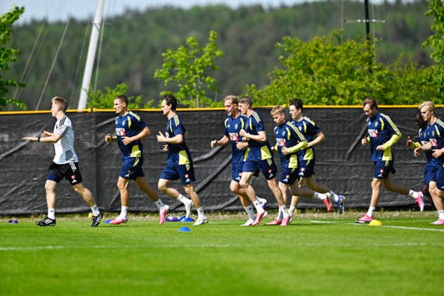 STOCKHOLM, SVERIGE 20260530 Herrlandslaget tränar pa Bosön inför kommande fotbolls-VM och träningsmatcher mot Norge och Grekland. STOCKHOLM SVERIGE x10050x