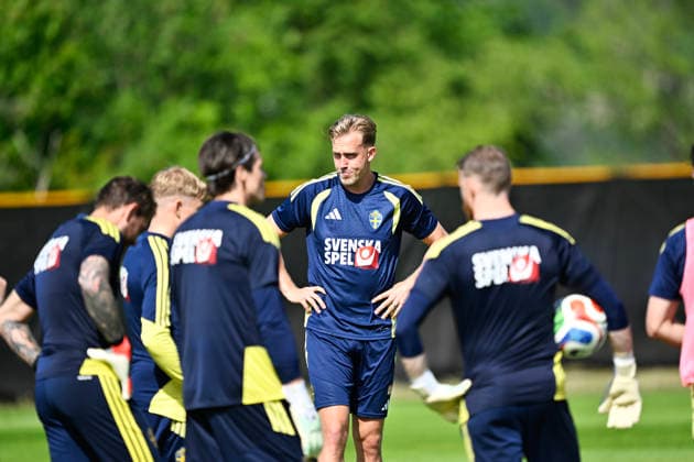 STOCKHOLM, SWEDEN 20260530 Sweden s Herman Johansson as the men s national team, Nationalteam trains on Bosön ahead of the upcoming World Cup and friendly matches against Norway and Greece. STOCKHOLM SWEDEN x10050x