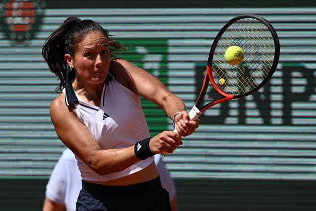 2026 French Open, Roland-Garros - Day 7 PARIS, FRANCE - MAY 30: Daria Kasatkina of Australia competes against Aryna Sabalenka (not seen) during their women s singles third round match on day seven of the French Open (Roland Garros) tennis tournament in Paris, France, on May 30, 2026. Burak Akbulut Anadolu Paris France. Editorial use only. Please get in touch for any other usage.  Copyright: x2026xAnadoluxBurakxAkbulutx
