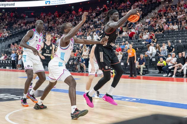 Wenyen Gabriel 32 (FC Bayern Basketball), FC Bayern Basketball vs. Telekom Baskets Bonn, BBL, Halbfinale 1, 30.05.2026 Muenchen Bayern Deutschland