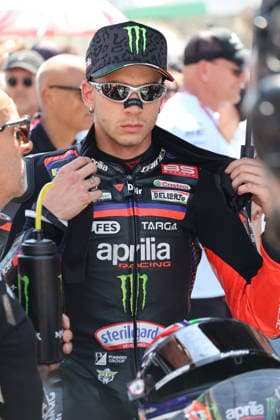 30.05.2026, Autodromo Internazionale del Mugello, Mugello, MotoGP Grosser Preis von Italien 2026 ,im Bild Marco Bezzecchi (ITA), Aprilia Racing (Photo by Hasan Bratic DeFodi Images) -