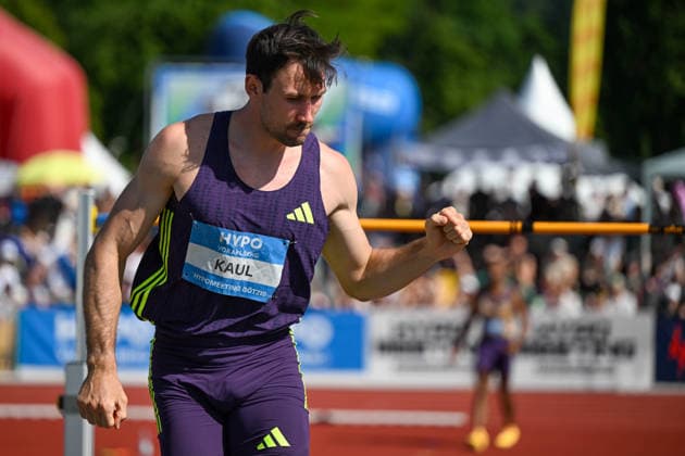 ATHLETICS - Hypomeeting Goetzis 2026 GOETZIS,AUSTRIA,30.MAY.26 - ATHLETICS - World Athletics Combined Events Tour, Hypomeeting, decathlon, high jump. Image shows the rejoicing of Niklas Kaul (GER).  GEPAxpictures xOliverxLerch