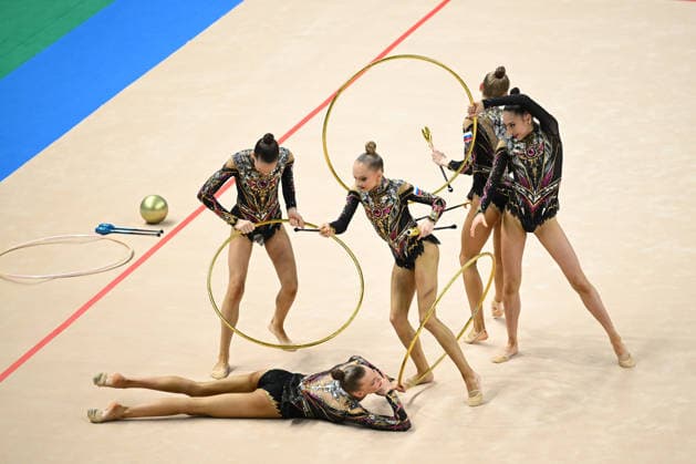 IPA85186582 - RUSSIAN FEDERATION group during European Championships in Rhythmic gymnastics, Rhythmische Sportgymnastik, RSG Gymnastics in Varna, Bulgaria, May 30 2026  Copyright: xFilippoxTomasi IPAxSportx xx 85186582