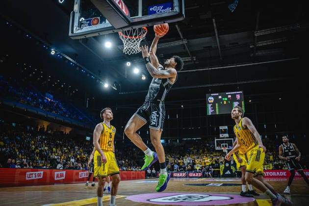 Basketball Berlin 30.05.2026 Saison 2025 2026 EasyCredit BBL 1. Bundesliga Männer, Herren Playoffs Halbfinale Spiel 1 Alba Berlin - BMA365 Bamberg Baskets Ibrahim Watson-Boye (Bamberg, No.02) Ibrahim Watson