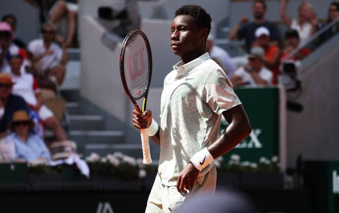 TENNIS - French Open 2026 PARIS,FRANCE,30.MAY.26 - TENNIS - ATP, Tennis Herren World Tour, French Open, Roland Garros, Grand Slam. Image shows Moise Kouame (FRA).  GEPAxpictures xMatthiasxHauer