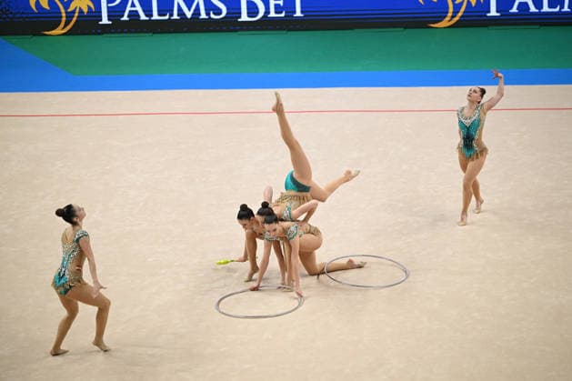OTHER - Gymnastics - European Championships in Rhythmic gymnastics, Rhythmische Sportgymnastik, RSG Photo by IPA ABACAPRESS.COM85186566 - AUSTRIA Group during European Championships in Rhythmic Gymnastics, Gymnastics in Varna, Bulgaria, May 30 2026 Varna Bulgaria  Copyright: xIPAxSport ABACAx