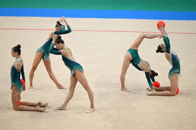 OTHER - Gymnastics - European Championships in Rhythmic gymnastics, Rhythmische Sportgymnastik, RSG Photo by IPA ABACAPRESS.COM85186550 - BELARUS group during European Championships in Rhythmic Gymnastics, Gymnastics in Varna, Bulgaria, May 30 2026 Varna Bulgaria  Copyright: xIPAxSport ABACAx