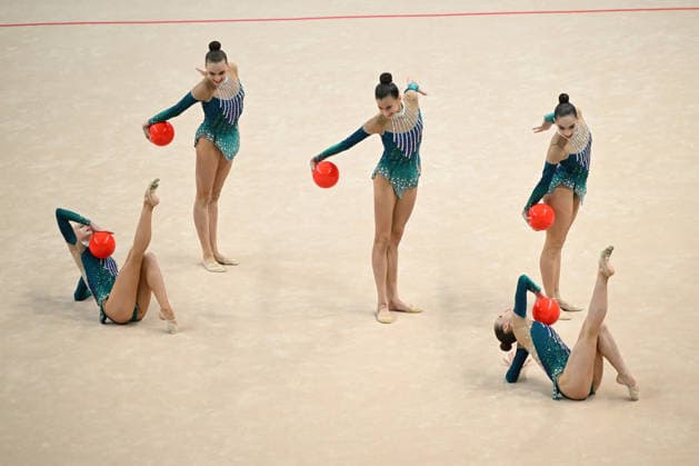 OTHER - Gymnastics - European Championships in Rhythmic gymnastics, Rhythmische Sportgymnastik, RSG Photo by IPA ABACAPRESS.COM85186556 - BELARUS group during European Championships in Rhythmic Gymnastics, Gymnastics in Varna, Bulgaria, May 30 2026 Varna Bulgaria  Copyright: xIPAxSport ABACAx
