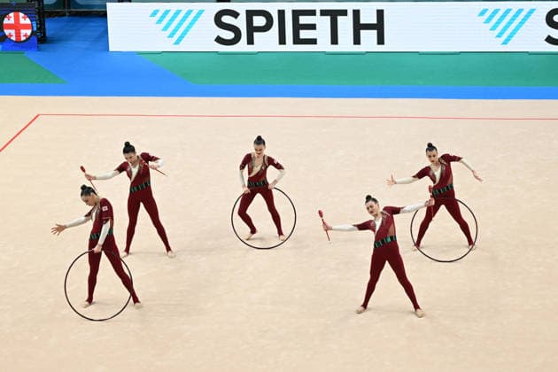 OTHER - Gymnastics - European Championships in Rhythmic gymnastics, Rhythmische Sportgymnastik, RSG Photo by IPA ABACAPRESS.COM85186581 - GEORGIA group during European Championships in Rhythmic Gymnastics, Gymnastics in Varna, Bulgaria, May 30 2026 Varna Bulgaria  Copyright: xIPAxSport ABACAx