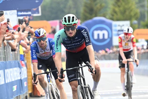 30-05-2026 Giro D italia; Tappa 20 Gemona Del Friuli - Piancavallo; 2026, Decathlon - Cma Cgm; 2026, Red Bull - Bora Hansgrohe; Gall, Felix; Hindley, Jai; Piancavallo; 