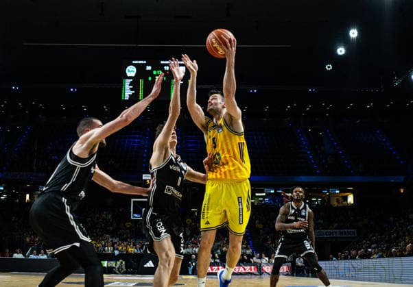 Jonas Mattisseck (Alba Berlin, 9) bei einem Wurfversuch 30.05.2026, Alba Berlin vs Bamberg Baskets, Basketball, BBL, Max-Schmeling Halle, Berlin DFL regulations prohibit any use of photographs as image sequences and or quasi-video. Copyright: HMBxMedia xFinnxWeidmann