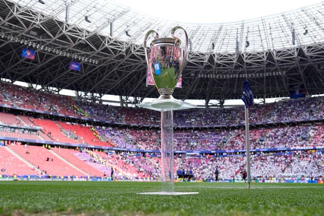 May 30, 2026, Budapest, Budapest, Hungary: Illustration, detail of the trophy ahead the UEFA Champions League Final 2026 match between Paris Saint-Germain and Arsenal FC at Puskas Arena on May 30, 2026 in Budapest, Hungary. Paris Saint-Germain V Arsenal FC - UEFA Champions League Final 2026  - ZUMAa181 20260530_zaa_a181_012 Copyright: xDennisxAgyemanx