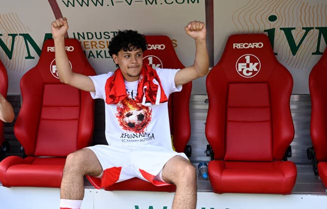 Fussball - Oberliga- Saison 2025 26 Fritz-Walter-Stadion 30.052026 1. FC KaiserslauternU21(fck) - FV Eppelborn (ep) 5:0 Mohamad BENSLAIMAN SERGHINI (1. FC Kaiserslautern U21, U 21 1. FC Kaiserslautern