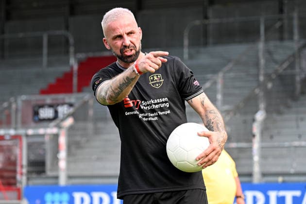 30.05.2026, xsvx, Fussball Langholz Cup 2026, v.l. Benjamin Köhler (Eckerlin & Friends) Wiesbaden