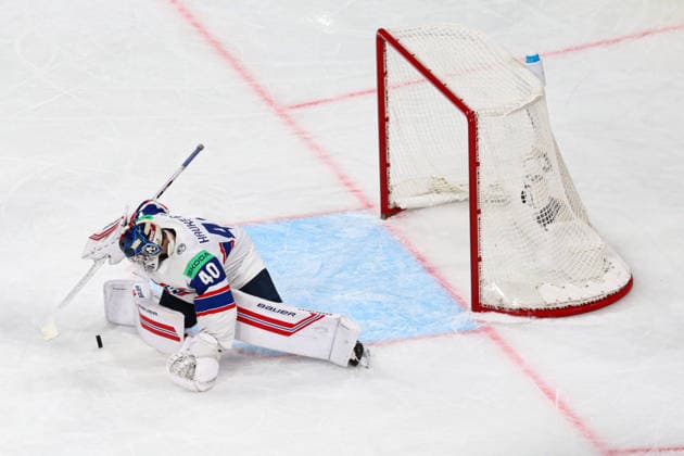 IPA85189135 - 40 HAUKELAND Henrik during IIHF World Championship, WM, Weltmeisterschaft - Semifinal - Switzerland vs Norway, Ice hockey, Eishockey in Zurich, Switzerland, May 30 2026  Copyright: xAndreaxRe IPAxSportx xx 85189135