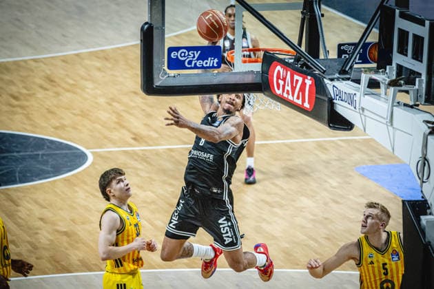 Basketball Berlin 30.05.2026 Saison 2025 2026 EasyCredit BBL 1. Bundesliga Männer, Herren Playoffs Halbfinale Spiel 1 Alba Berlin - BMA365 Bamberg Baskets Demarcus Demonia (Bamberg, No.08)