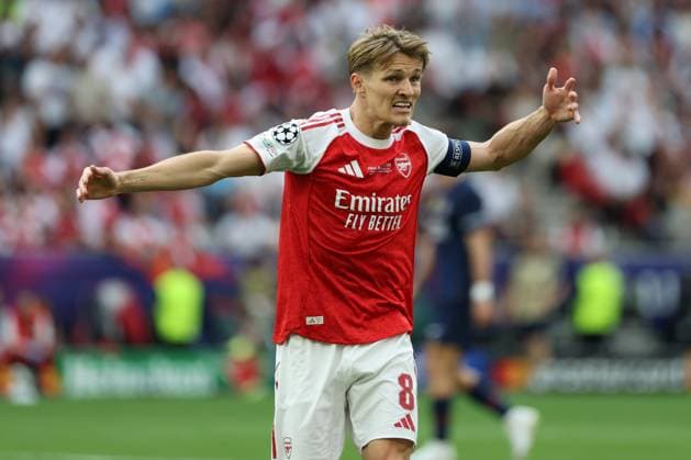 30.05.2026 - SOCCER - 2025-2026 UEFA Champions League final , Paris vs Arsenal Fabian Ruiz (Paris Saint-Germain) gestures Budapest Puskas Arena ,Budapest Puskas Arena Hungary