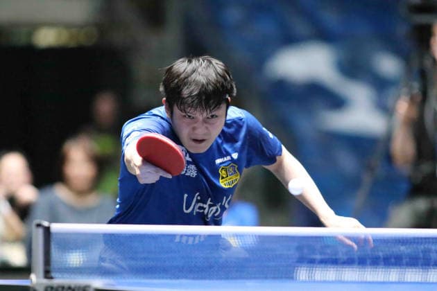 Fan Zhendong (FC Saarbrücken-TT) GER Frankfurt TTBL Liebherr Finale Four FC Saarbruecken vs. SV Werder Bremen, Tischtennis Suewag Energie Arena 30.05.2026. GER Frankfurt TTBL Liebherr Finale Four Tischtennis Suewag Energie Arena Deutsche Meiterschaft 30.05.2026. Frankfurt Copyright: xEibner-Pressefoto JoergxHirschx EP_JHH