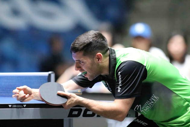 kirill Geramenko (SV Werder Bremen) GER Frankfurt TTBL Liebherr Finale Four FC Saarbruecken vs. SV Werder Bremen, Tischtennis Suewag Energie Arena 30.05.2026. GER Frankfurt TTBL Liebherr Finale Four Tischtennis Suewag Energie Arena Deutsche Meiterschaft 30.05.2026. Frankfurt Copyright: xEibner-Pressefoto JoergxHirschx EP_JHH