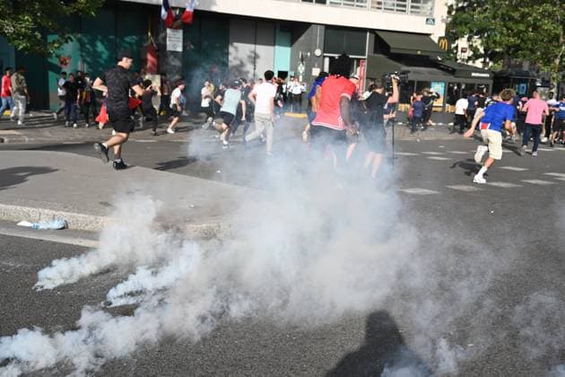 Tensions between PSG fans and the police during the Champions League final in Paris on 30 May 2026. - 30 05 2026 - France Ile-de-France (region) Paris -  JulienxMattiax xLexPictorium LePictorium_0335006