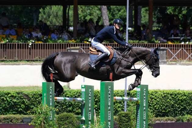 EQUITATION - International Equitation - Piazza di Siena - 93rd CSIO of Rome 2026 Photo by IPA ABACAPRESS.COM85189692 - Emiliano Liberati (ITA) competes in prix n.7 LORO PIANA Trophy during the CSIO of Rome Piazza di Siena 2026 at Villa Borghese in Rome, Italy on May 30, 2026 (Photo by Fabrizio Corradetti LiveMedia) Rome Italy  Copyright: xIPAxSport ABACAx