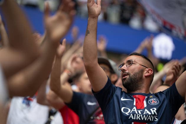 Paris Saint-Germain v Arsenal - UEFA Champions League 2025 2026 - Final Fans arrive at the Puskas Arena ahead of the UEFA Champions League Final between Paris Saint-Germain and Arsenal in Budapest, Hungary, on May 30, 2026. Budapest Hungary  Copyright: xGiacomoxCosuax originalFilename:cosua-notitle260530_npsIz.jpg