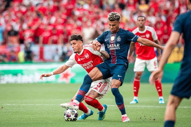 2026.05.30 Budapeszt Paris Saint Germain - Arsenal UEFA Final Ligi Mistrzow PSG ArsenaÅ‚ N z Wallian Pacho Foto Mateusz Porzucek PressFocus 2026.05.30 Budapeszt Paris Saint Germain - Arsenal UEFA Champions League Final, Budapest, Puskas Arena Wallian Pacho Credit: Mateusz Porzucek PressFocus NEWSPIX.PL --- newspix.pl POLAND OUT! 