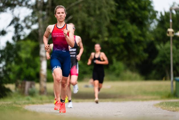 1. Triathlon-Bundesliga Kraichgau Muriel OberlaÌˆnder (GER, Triathlon Team ThuÌˆringen) Ubstadt-Weiher Deutschland