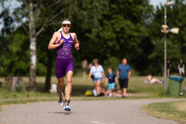1. Triathlon-Bundesliga Kraichgau Franka Rust (GER, Dr. Loges Triathlon Team LuÌˆneburg) Ubstadt-Weiher Deutschland