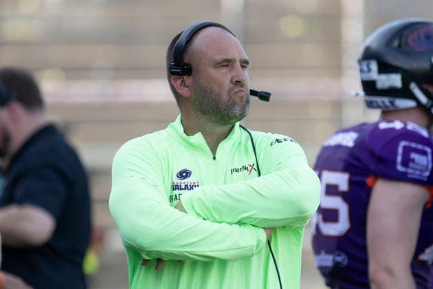 EFA - European Football Alliance: Frankfurt Galaxy - Munich Ravens, 30.05.2026 Thomas Kösling (Head Coach Frankfurt Galaxy), Frankfurt Galaxy - Munich Ravens, Frankfurt, PSD Bank Arena, 30.5.2026 Copyright: xBEAUTIFULxSPORTS Gawlikx