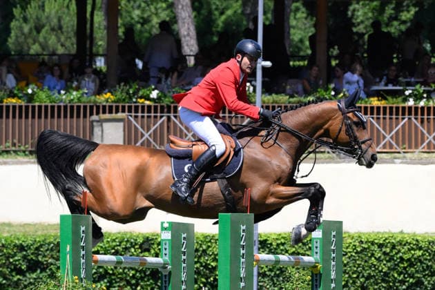 EQUITATION - International Equitation - Piazza di Siena - 93rd CSIO of Rome 2026 Photo by IPA ABACAPRESS.COM85190273 - Piergiorgio Bucci (ITA) competes in prix n.7 LORO PIANA Trophy during the CSIO of Rome Piazza di Siena 2026 at Villa Borghese in Rome, Italy on May 30, 2026 (Photo by Fabrizio Corradetti LiveMedia) Rome Italy  Copyright: xIPAxSport ABACAx