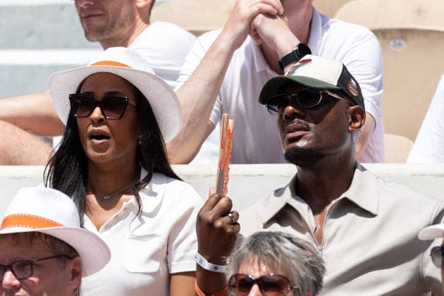 2026 French Open - Celebrities In Stand Day 7 NB Harry Roselmack, Jennifer Galap in stand day 7 during the 2026 French Open at Roland Garros on May 30, 2026 in Paris, France. Photo by Nasser Berzane ABACAPRESS.COM  Copyright: xBerzanexNasser ABACAx