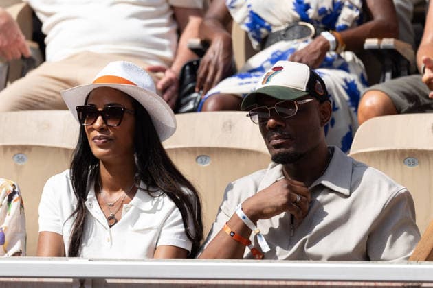 2026 French Open - Celebrities In Stand Day 7 NB Harry Roselmack, Jennifer Galap in stand day 7 during the 2026 French Open at Roland Garros on May 30, 2026 in Paris, France. Photo by Nasser Berzane ABACAPRESS.COM  Copyright: xBerzanexNasser ABACAx