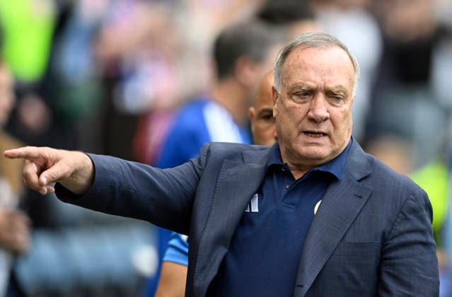 Glasgow, Scotland, 30th May 2026. Curacao Manager Dick Advocat during the Scotland vs Curacao International Friendly, Länderspiel, Nationalmannschaft match at Hampden Park, Glasgow. Picture credit should read: Neil Hanna Sportimage EDITORIAL USE ONLY. No use with unauthorised audio, video, data, fixture lists, club league logos or live services. Online in-match use limited to 120 images, no video emulation. No use in betting, games or single club league player publications. SPI_119_NH_Scotland_Curacao SPI-4830-0119