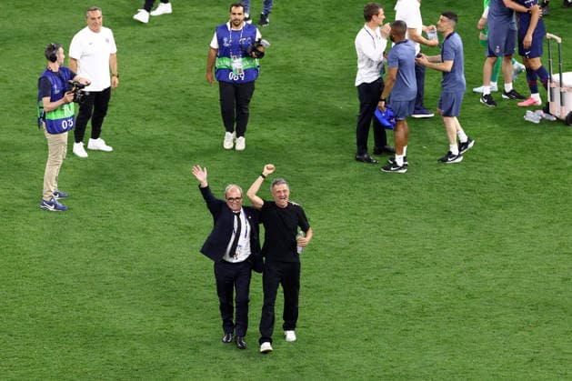 Arsenal v Paris Saint-Germain 30 May 2026 Budapest - UEFA Champions League Final - Arsenal v Paris Saint-Germain - Paris Saint-Germain coach Luis Enrique celebrates dates victory - (Photo by Jacques Feeney) Budapest Hungary Copyright: xJacquesxFeeneyxOffside