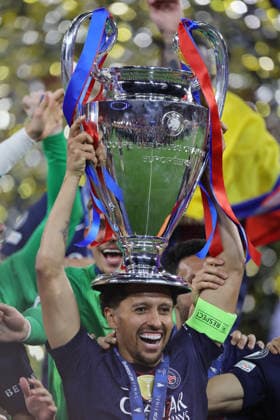 PSG gewinnt die Champions League , PSG Paris Saint Germain-Arsenal Champions League Finale , Fußball , in dem Puskas Arena Stadion , in Budapest , Ungarn . Mai 30 , 2026 . Photo by: Davide Elias IPA Photo Pressefoto DENL Copyright: xDavidexEliasx