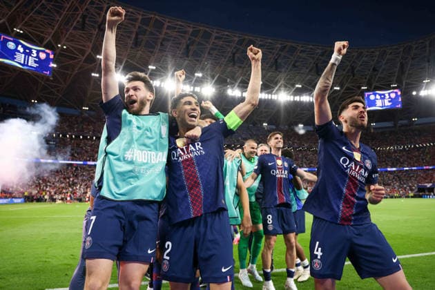 May 30, 2026, Napoli, Campania, Hungary: Khvicha Kvaratskhelia of FC Paris Saint-Germain During the football match between PSG vs Arsenal valid for the UEFA Champions League Final, on 30 05 2026 at the Stadium Pusko s Arena in Budapest Napoli Hungary - ZUMAs236 20260530_aap_s236_161 Copyright: xFabioxSassox