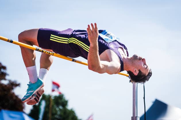 51. Hypomeeting, Goetzis (AT), 30.05.2026 GOETZIS, SWITZERLAND - MAY 30: Niklas KAUL of Germany during the high jump of the mens decathlon at the 51. Hypomeeting, Goetzis (AT) on May 30, 2026 in Goetzis, Switzerland. Copyright: xBEAUTIFULxSPORTS UlfxSchillerx
