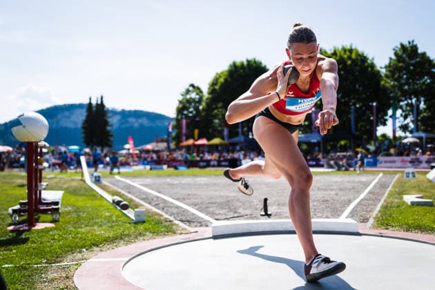 51. Hypomeeting, Goetzis (AT), 30.05.2026 GOETZIS, SWITZERLAND - MAY 30: Liana TRUEMPI of Switzerland competes in the shot put of the womens heptathlon at the 51. Hypomeeting, Goetzis (AT) on May 30, 2026 in Goetzis, Switzerland. Copyright: xBEAUTIFULxSPORTS UlfxSchillerx