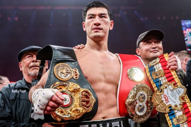 RUSSIA, YEKATERINBURG - MAY 31, 2026: Russia s Dmitry Bivol celebrates winning his main event bout against Germany s Michael Eifert over the IBF and WBA World Light Heavyweight Champion titles as part of an RCC Boxing event at the UGMK Arena RCC Boxing Event In Yekaterinburg, Russia  - ZUMAt113 20260531_zaa_t113_022 Copyright: xDonatxSorokinx