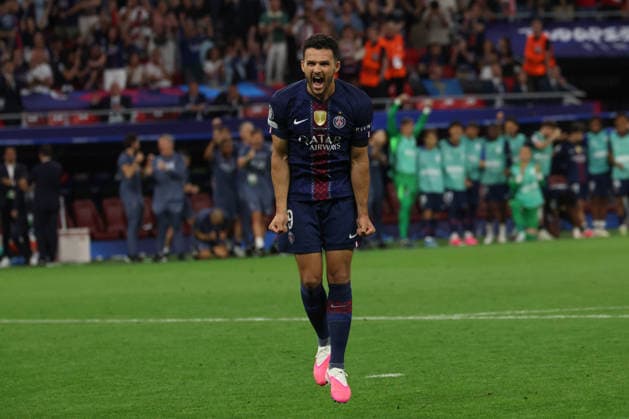 30.05.2026, xzstx, Fussball UEFA Champions League Finale 2026, Paris St. Germain - FC Arsenal London v.l. Goncalo Ramos (Paris, 9) Jubel, Torjubel, jubelt ueber das Tor, celebrate the goal, celebration (DFL DFB REGULATIONS PROHIBIT ANY USE OF PHOTOGRAPHS as IMAGE SEQUENCES and or QUASI-VIDEO) Budapest
