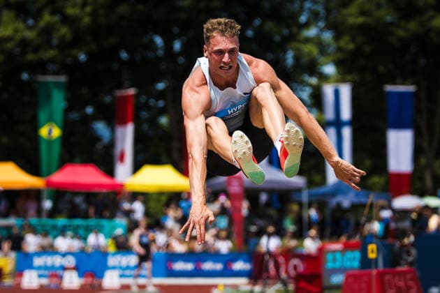 51. Hypomeeting, Goetzis (AT), 30.05.2026 GOETZIS, SWITZERLAND - MAY 30: Sven ROOSEN of the Netherlands competes in the long jump of the mens decathlon at the 51. Hypomeeting, Goetzis (AT) on May 30, 2026 in Goetzis, Switzerland. Copyright: xBEAUTIFULxSPORTS UlfxSchillerx